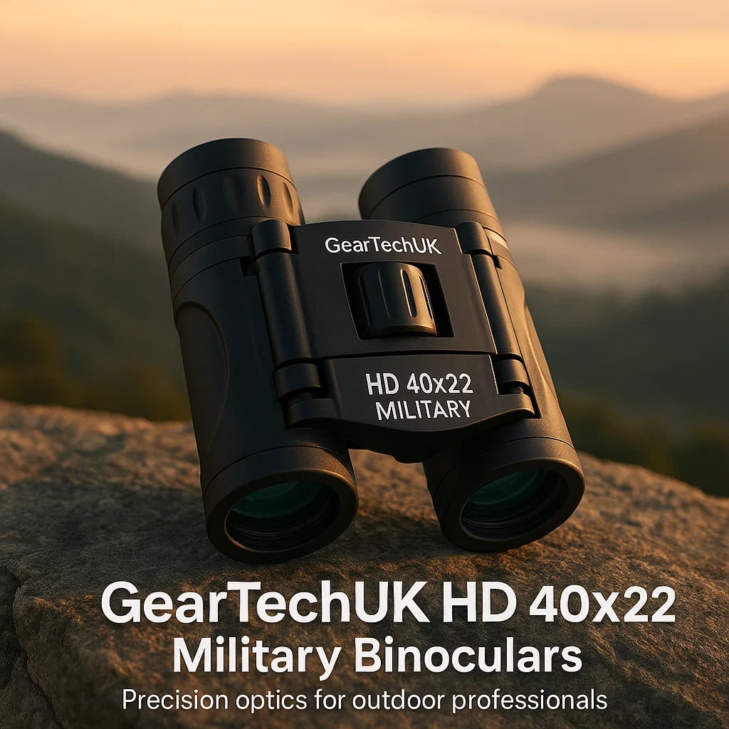 Compact Binoculars Water Resistant Folding Portable Outdoor Camping Travel Military - Image 2
