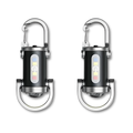 Compact Edc Flashlight with Usb-C Rechargeable Mini LED Keychain and Multi-Color Strobe - Image 3