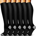 Compression Socks Support and with Moisture Wicking Knee-High Reinforced Heel - Image 1