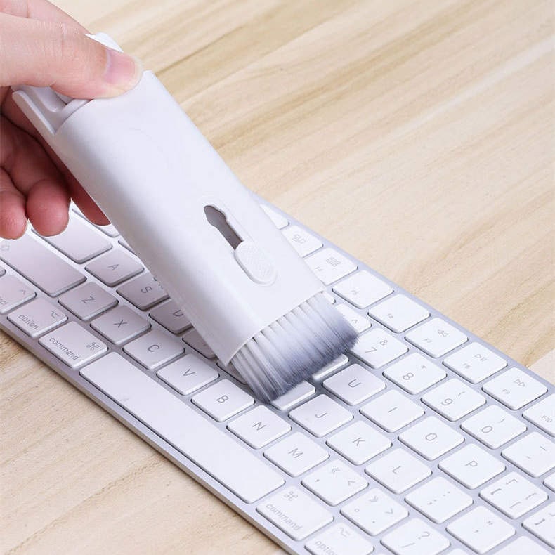 Computer Keyboard Cleaning Kit with Retractable Brush and Microfiber Cloth for Electronics - Image 14