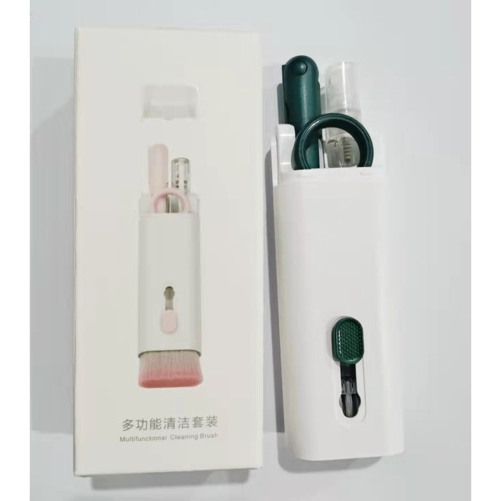 Computer Keyboard Cleaning Kit with Retractable Brush and Microfiber Cloth for Electronics - Image 2