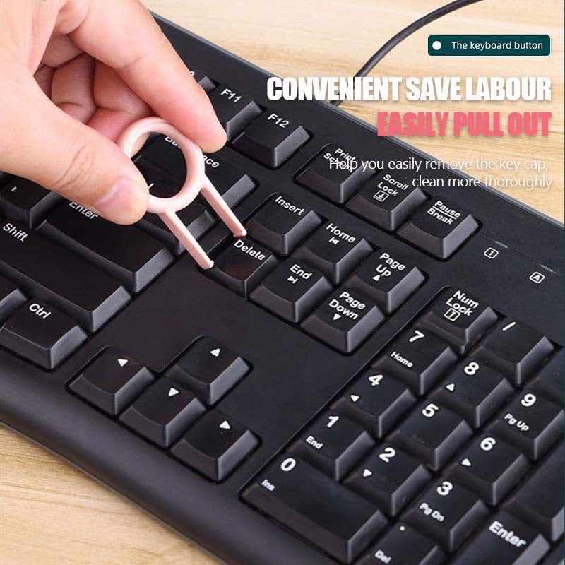 Computer Keyboard Cleaning Kit with Retractable Brush and Microfiber Cloth for Electronics - Image 5