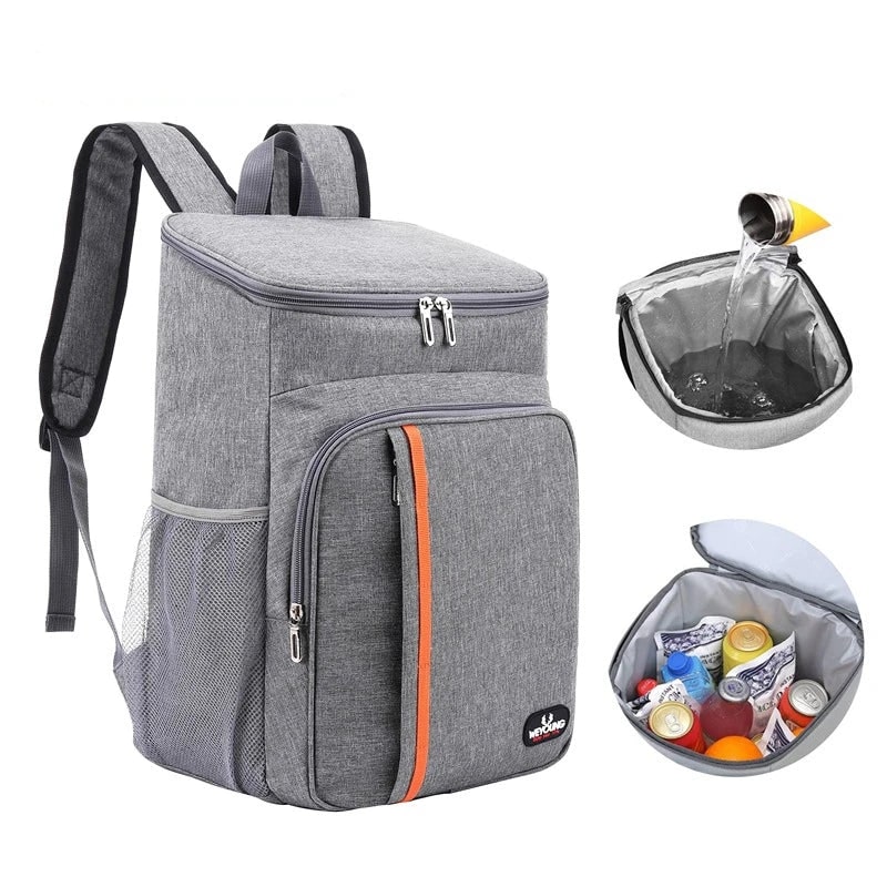 Cooler Backpack with Insulated Waterproof Lining and Lunch Storage Bags - Image 3