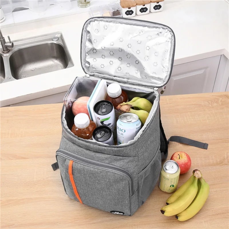 Cooler Backpack with Insulated Waterproof Lining and Lunch Storage Bags - Image 4