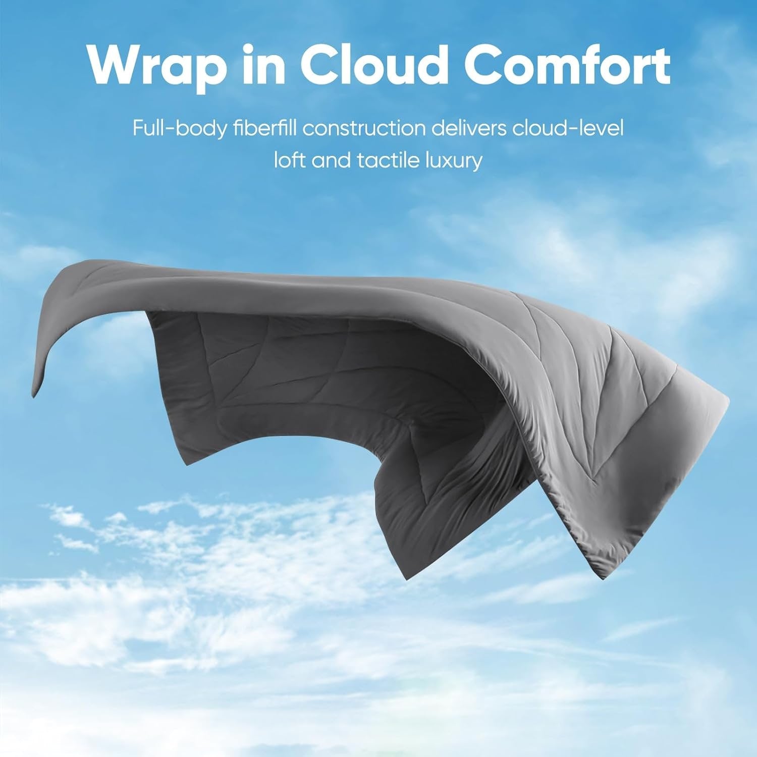 Cooling Comforter Blanket Quilted Breathable Lightweight Reversible - Image 5