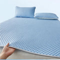 Cooling Twin Mattress Pad Topper with Quilted Breathable Cover Bamboo - Image 1