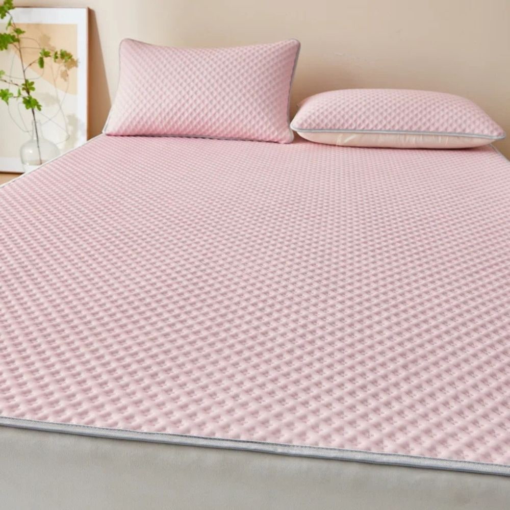 Cooling Twin Mattress Pad Topper with Quilted Breathable Cover Bamboo - Image 2