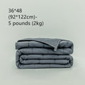 Cooling Weighted Blanket 15 Lb with Quilted Cotton and Glass Beads - Image 1