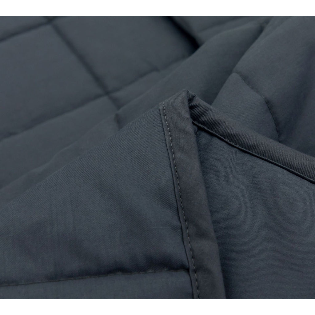 Cooling Weighted Blanket 15 Lb with Quilted Cotton and Glass Beads - Image 10