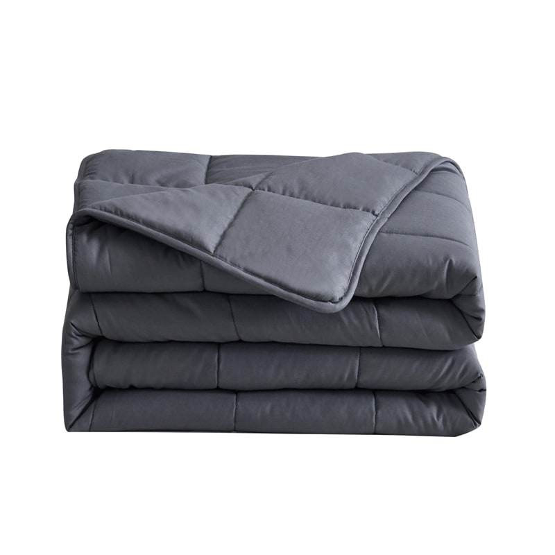 Cooling Weighted Blanket 15 Lb with Quilted Cotton and Glass Beads - Image 7