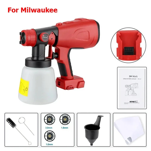 Cordless Electric Handheld Paint Sprayer Portable Adjustable Spray Patterns - Image 10