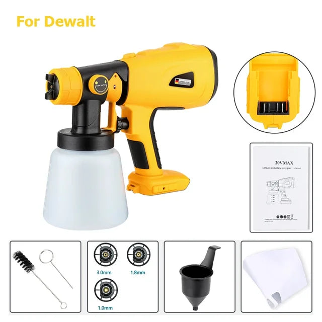 Cordless Electric Handheld Paint Sprayer Portable Adjustable Spray Patterns - Image 11