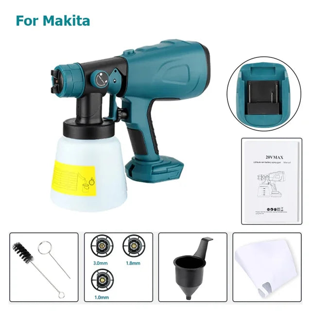 Cordless Electric Handheld Paint Sprayer Portable Adjustable Spray Patterns - Image 8
