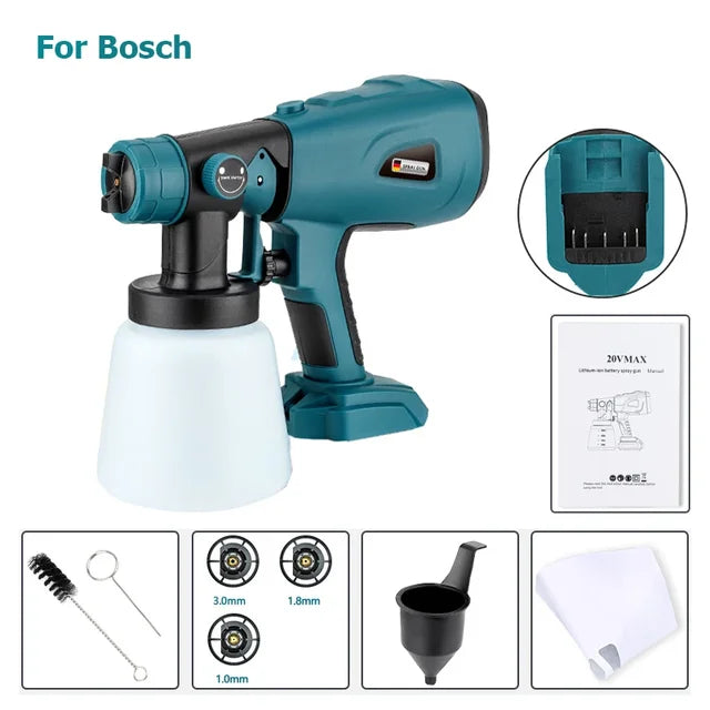 Cordless Electric Handheld Paint Sprayer Portable Adjustable Spray Patterns - Image 9
