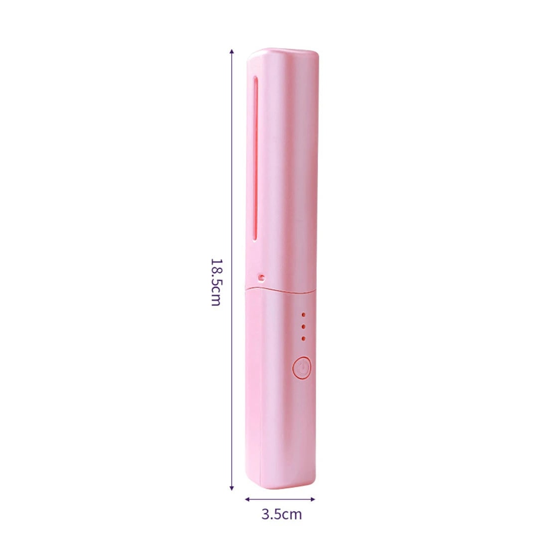 Cordless Hair Straightener Brush Portable Wireless LED Ceramic Heated Comb - Image 6