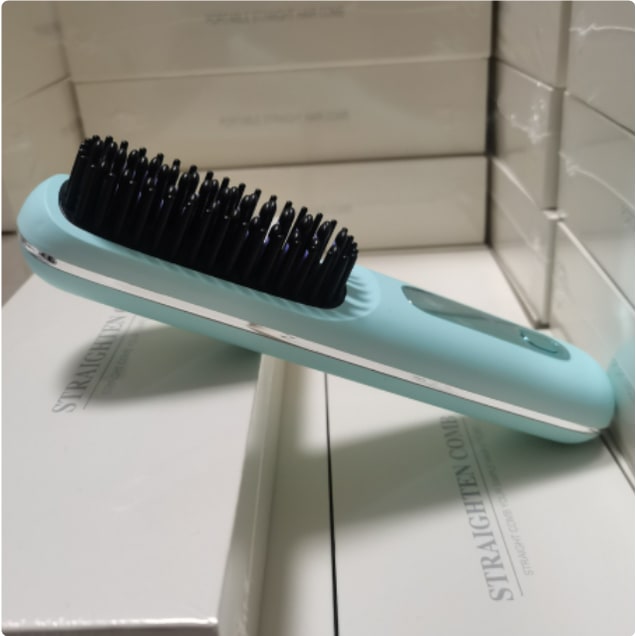 Cordless Hair Straightener Brush with Portable Wireless Design and Digital Temperature Display - Image 21