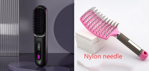 Cordless Hair Straightener Brush with Portable Wireless Design and Digital Temperature Display - Image 24