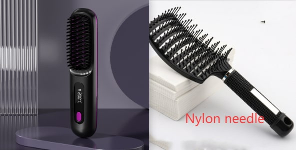 Cordless Hair Straightener Brush with Portable Wireless Design and Digital Temperature Display - Image 39