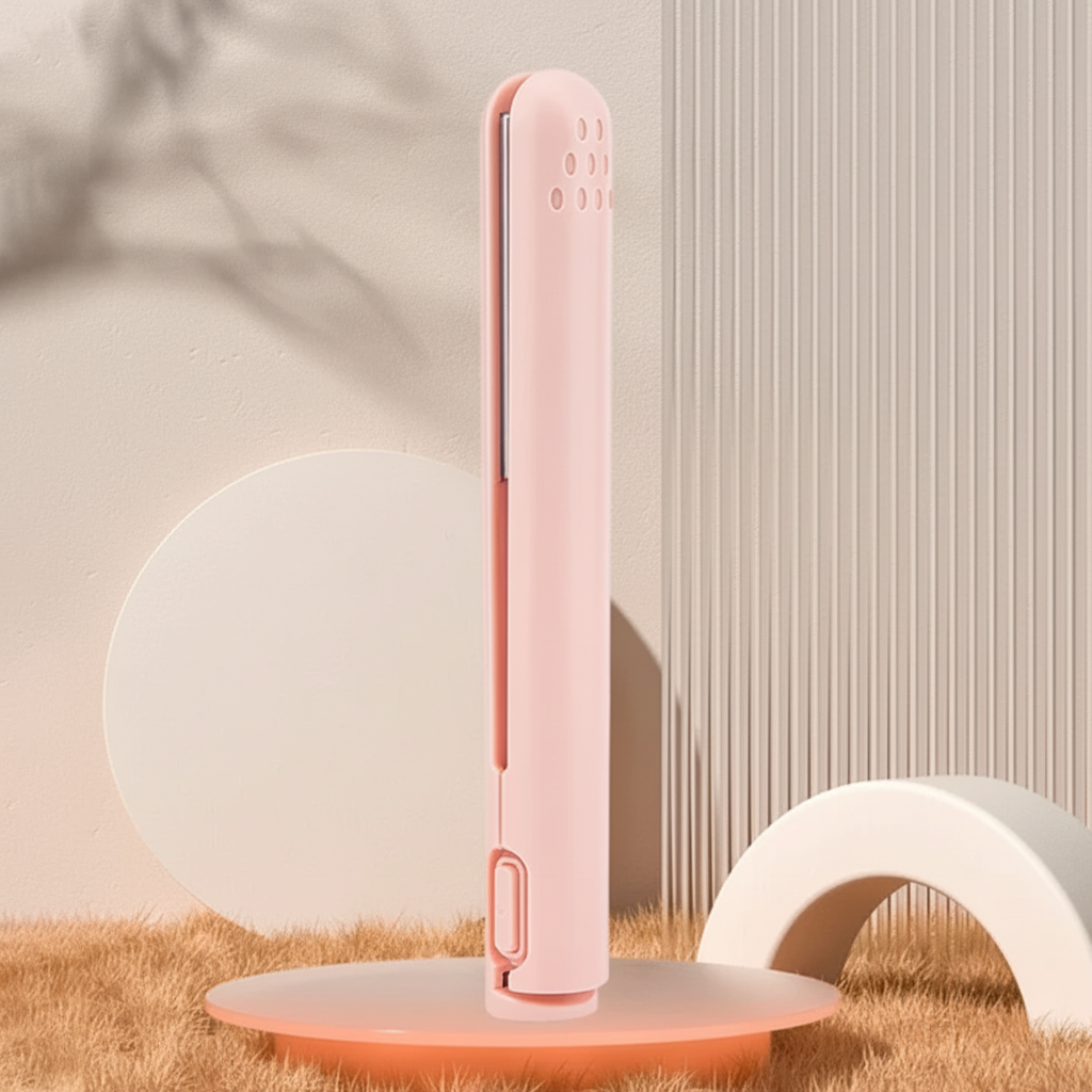 Cordless Hair Straightener Mini Ceramic Plates Rechargeable Travel Portable - Image 4
