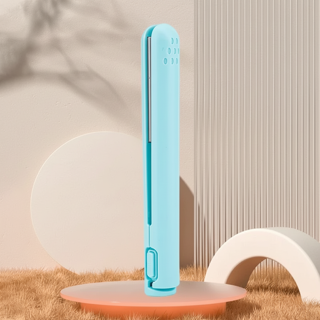 Cordless Hair Straightener Mini Ceramic Plates Rechargeable Travel Portable - Image 6