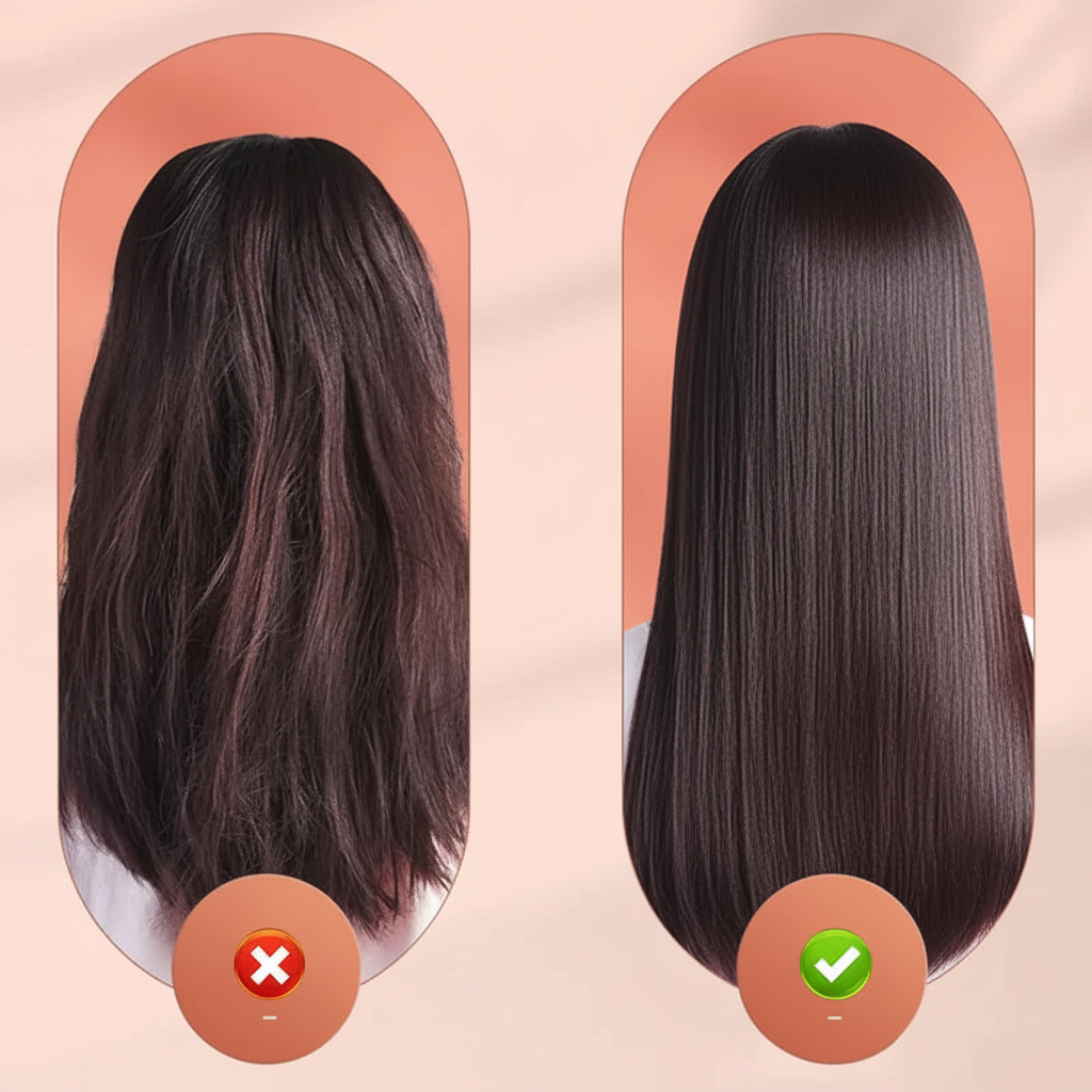 Cordless Hair Straightener Mini Ceramic Plates Rechargeable Travel Portable - Image 8