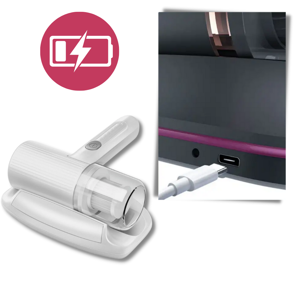 Portable UV-C Vacuum Cleaner for Mattress & Upholstery