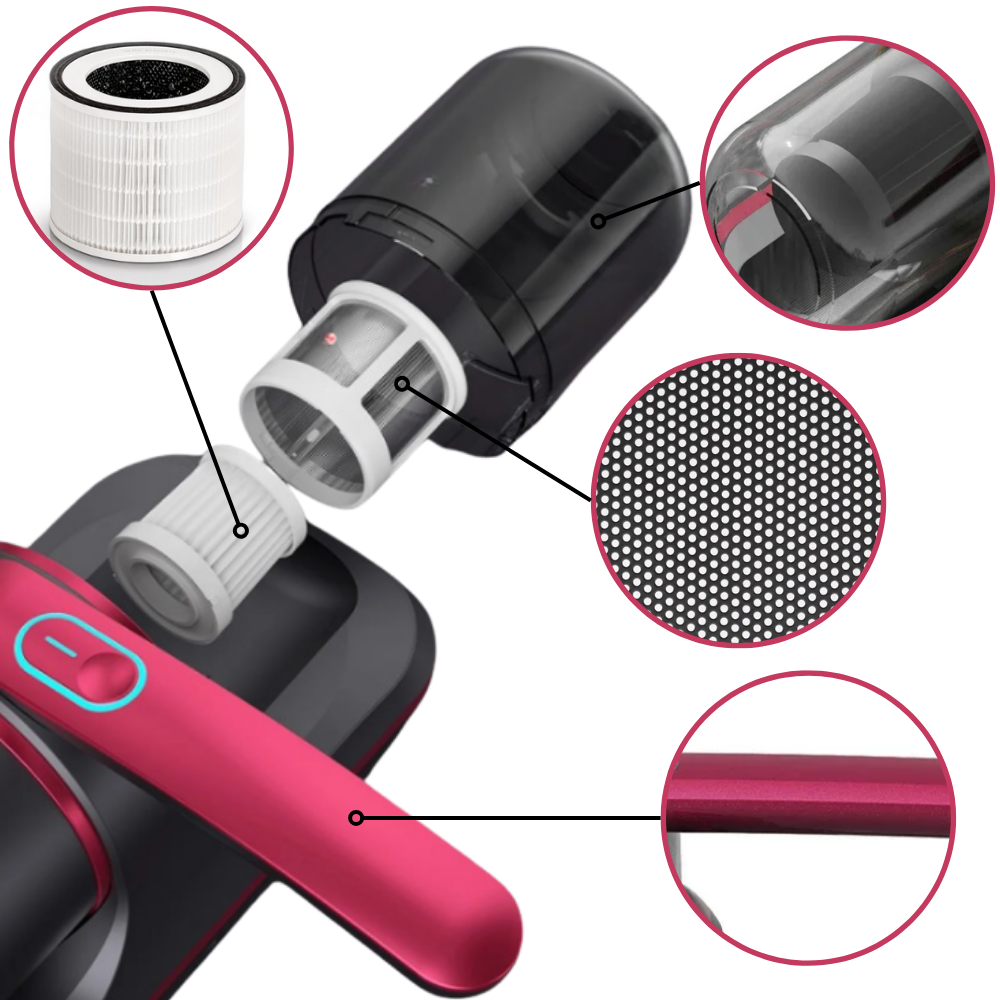 Portable UV-C Vacuum Cleaner for Mattress & Upholstery