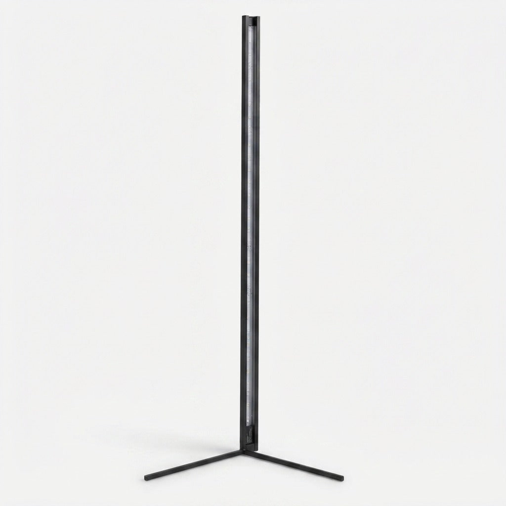 Corner Floor Lamp with Remote Control Minimalist Arc Design and Dimmable LED Light - Image 11