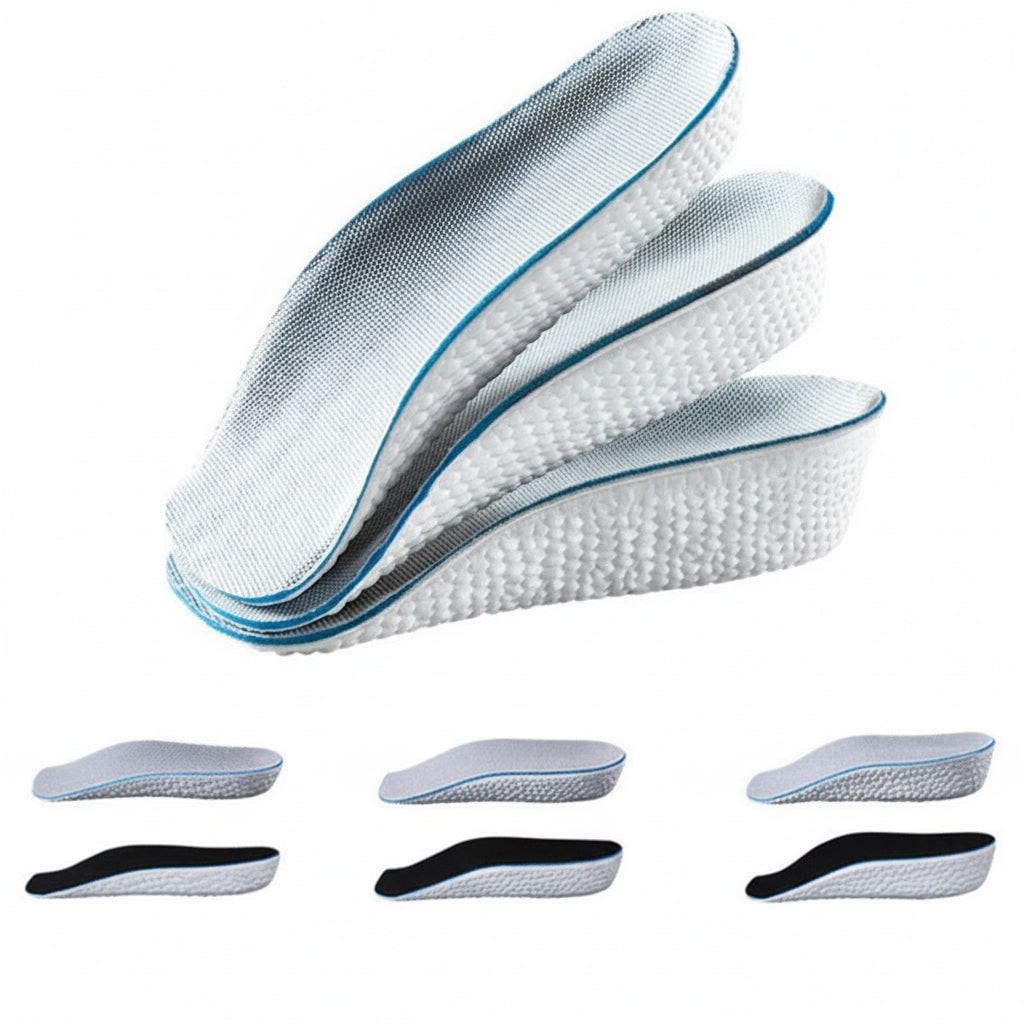 Custom Arch Support Insoles with Height Increasing Heel and Ergonomic Footbed - Image 4