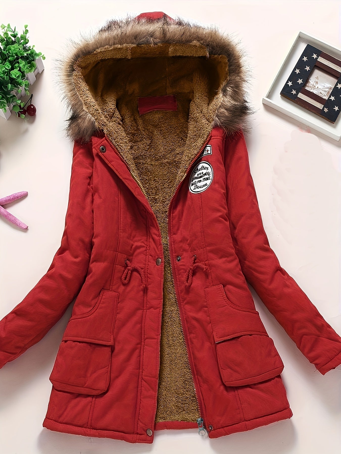 Women’s Winter Parka Jacket with Hood