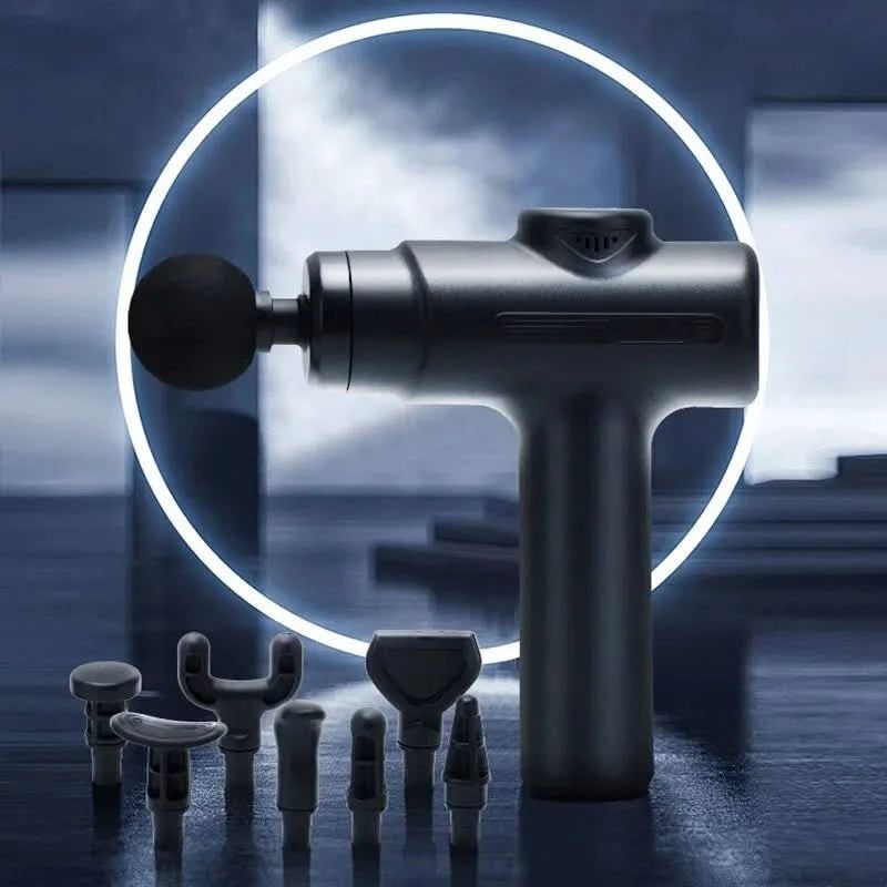 Deep Tissue Massage Gun Portable Rechargeable Electric Eight Head For Muscle Recovery - Image 6