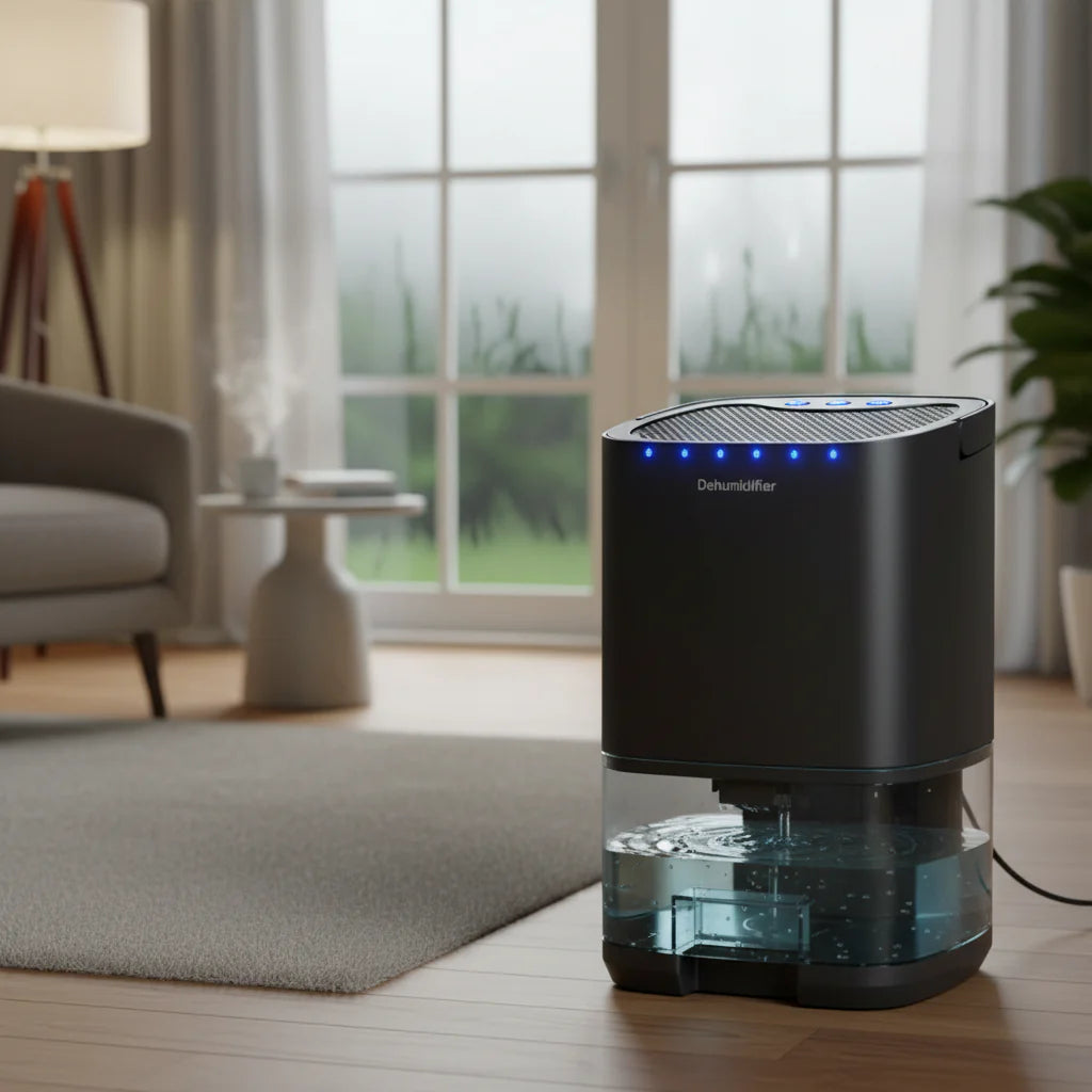 Compact Room Dehumidifier for Moisture Reduction