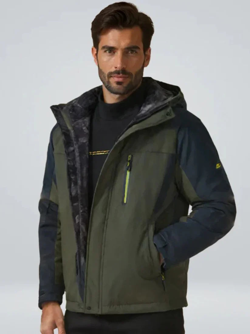 Men’s Waterproof Winter Coat Warm Insulated Protection for Cold Days