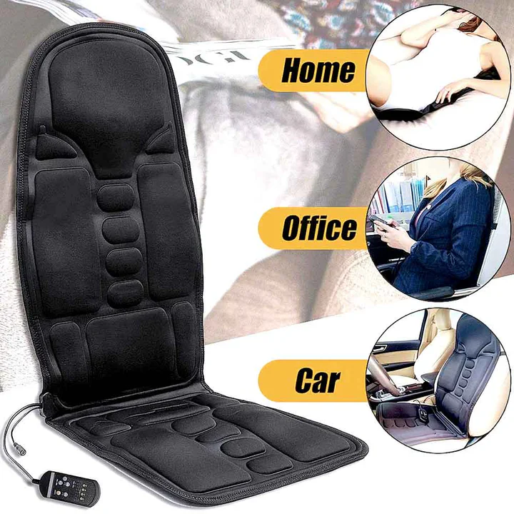Desk Chair Massage Seat Cushion with Heat and Remote Control for Car and Home Bleacher - Image 4