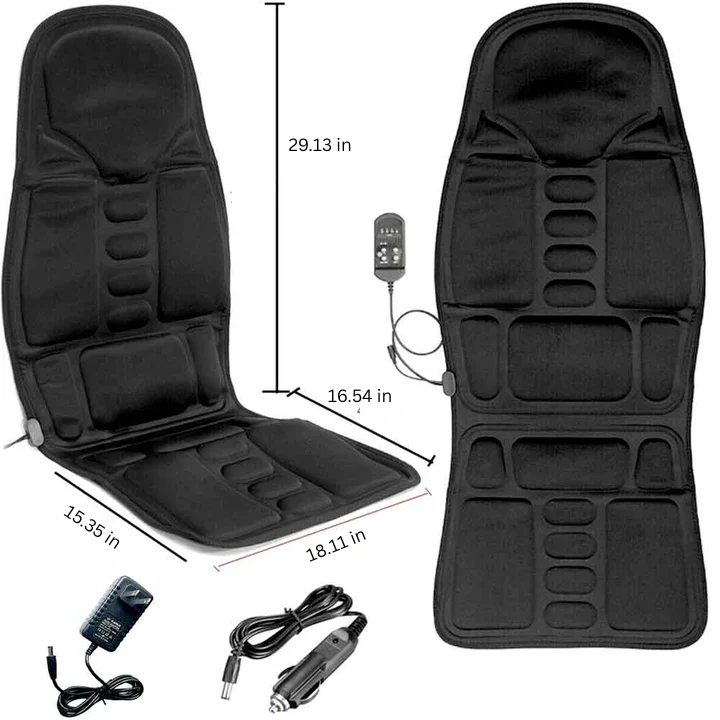Desk Chair Massage Seat Cushion with Heat and Remote Control for Car and Home Bleacher - Image 5