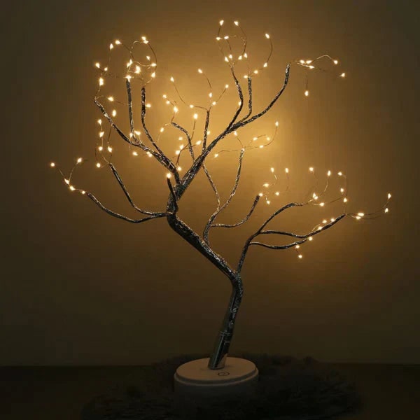 Desk Lamp Bonsai Tree with Flexible Branches and Warm White LED Lights Mid Century Modern - Image 4