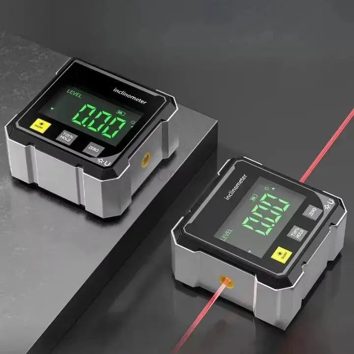 Digital Angle Finder and Level with Measuring Laser Line and Magnetic Base Miter Saw - Image 3