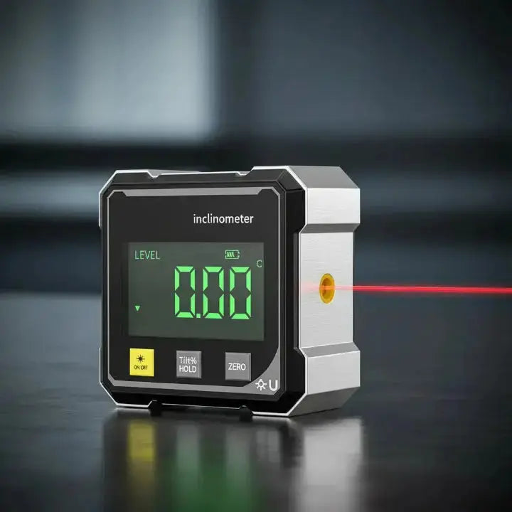 Digital Angle Finder and Level with Measuring Laser Line and Magnetic Base Miter Saw - Image 4