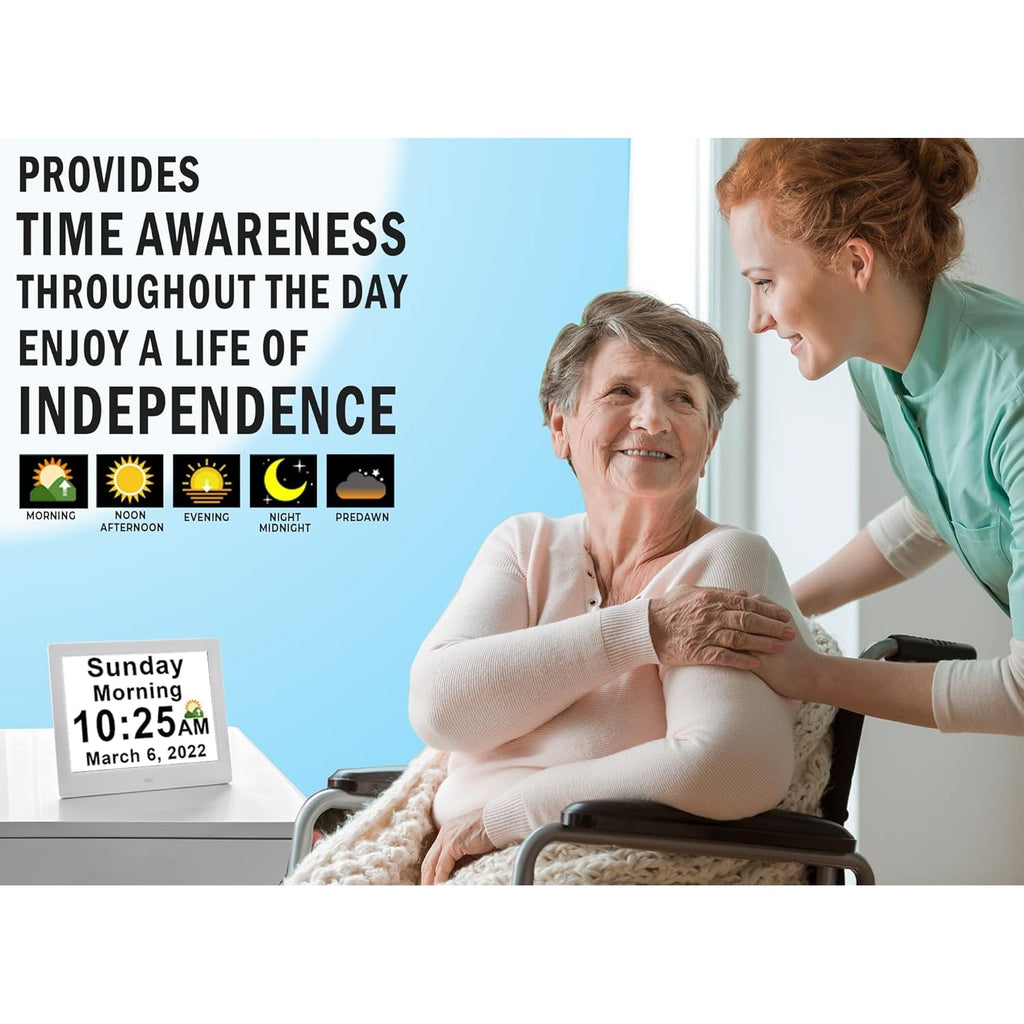 Digital Clock with Seconds and Large 11.5-Inch Display for Seniors with Calendar Day and Date - Image 11