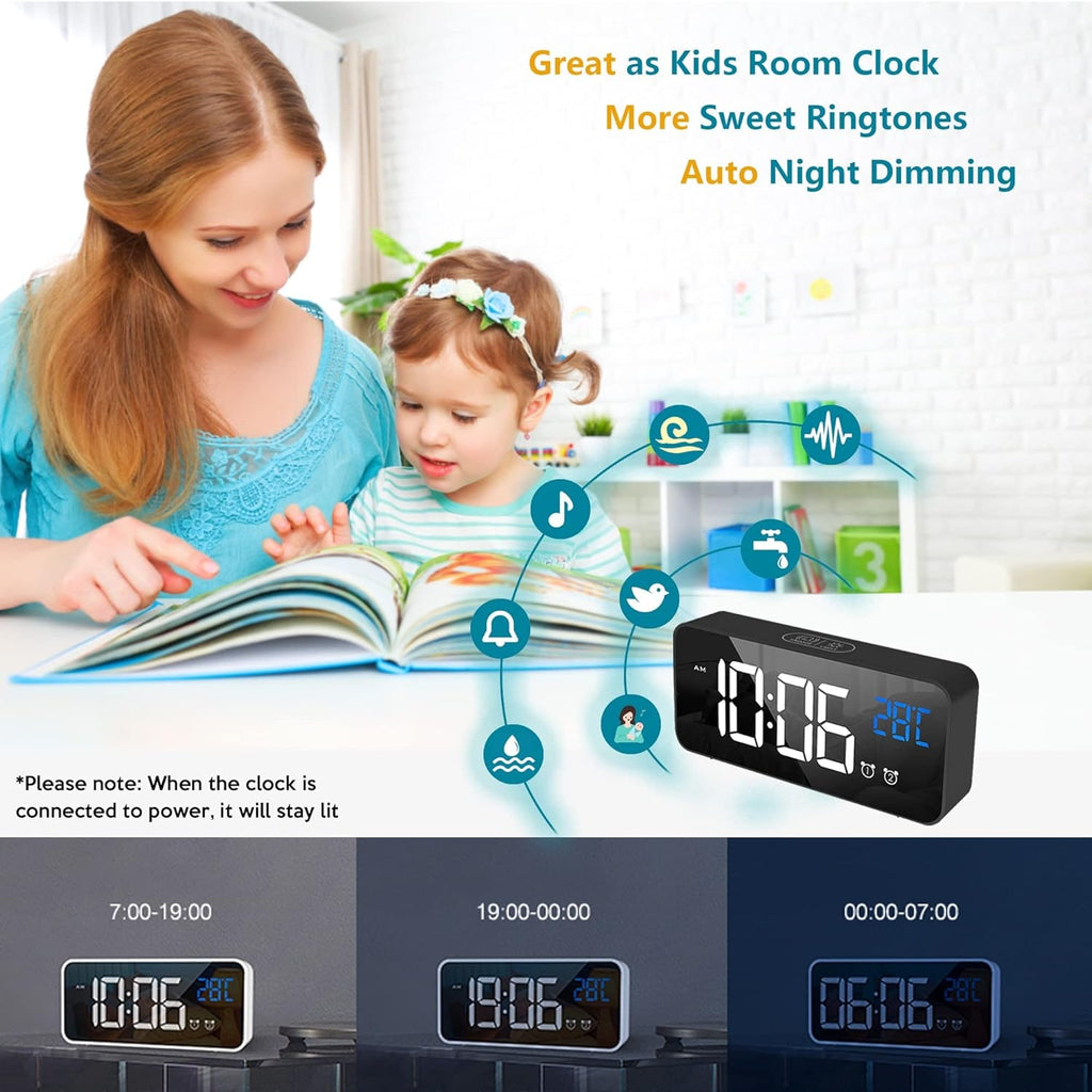 Digital Clock with Seconds and Large 11.5-Inch Display for Seniors with Calendar Day and Date - Image 14