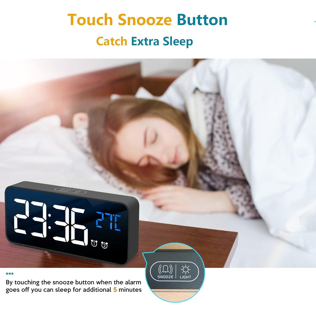Digital Clock with Seconds and Large 11.5-Inch Display for Seniors with Calendar Day and Date - Image 15