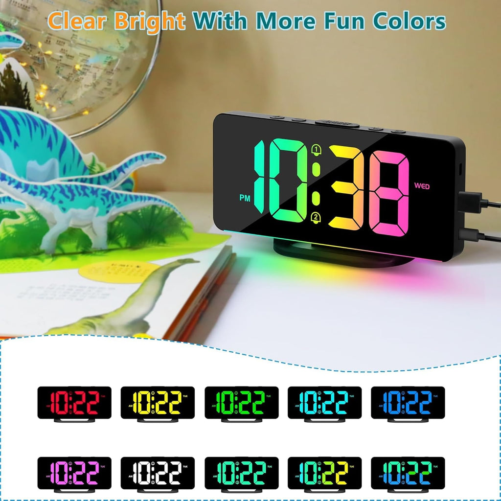 Digital Clock with Seconds and Large 11.5-Inch Display for Seniors with Calendar Day and Date - Image 20