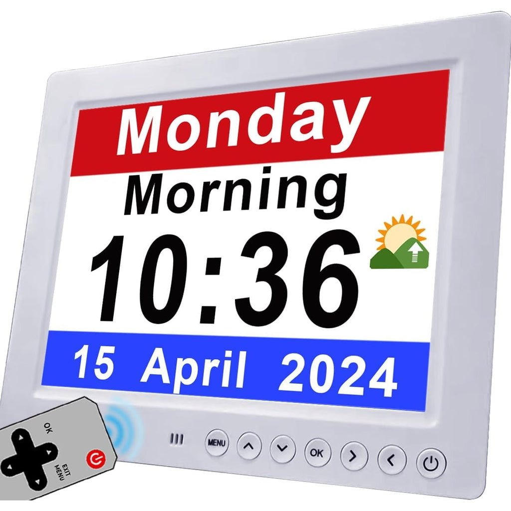 Digital Clock with Seconds and Large 11.5-Inch Display for Seniors with Calendar Day and Date - Image 7