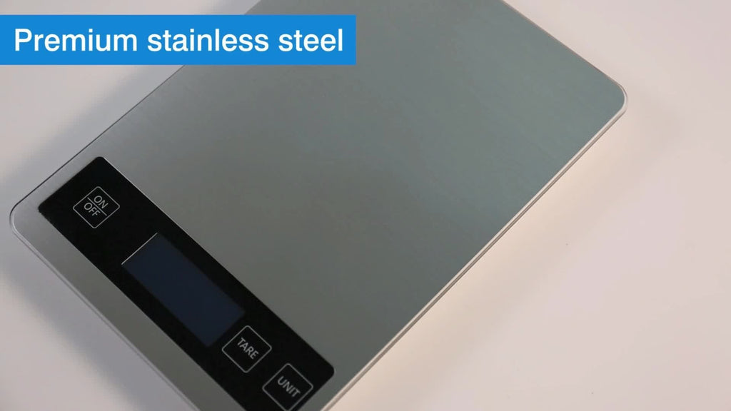 Digital Food Scale Kitchen Electronic Stainless Steel Waterproof USB Rechargeable - Image 9