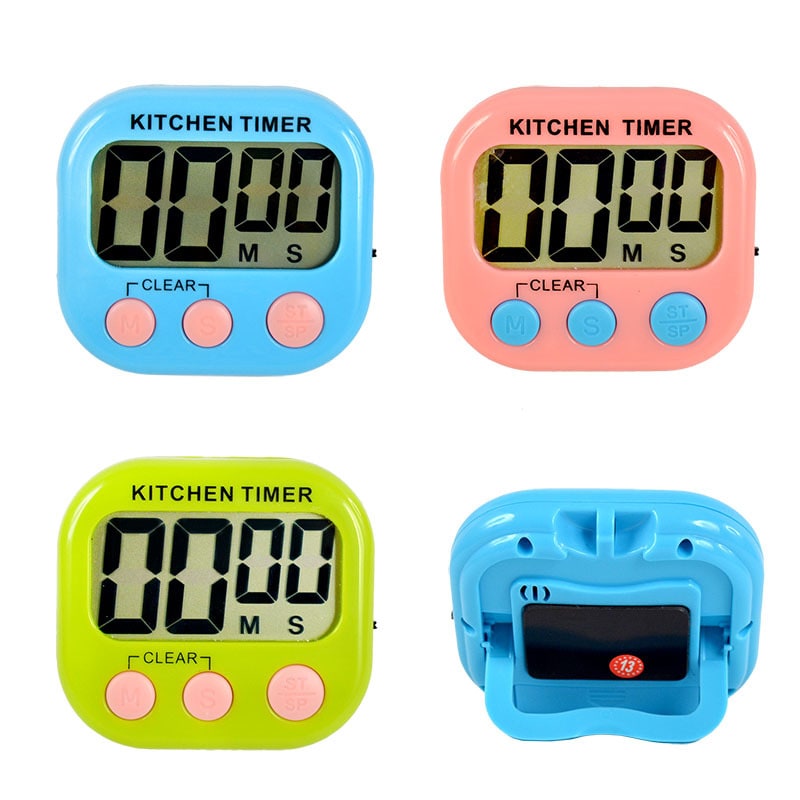 Digital Kitchen Timer with 10 Minute and 30 Countdown Large Lcd Display and Magnetic Back - Image 3