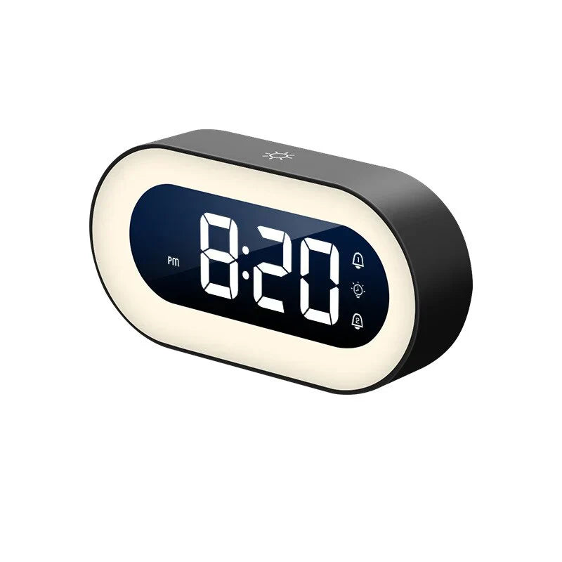 Digital Sunrise Alarm Clock Dimmable Night Light and Natural Wake Sounds