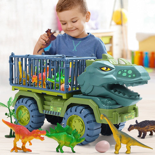 Children’s Dinosaur Truck Toy Interactive Prehistoric Play Set