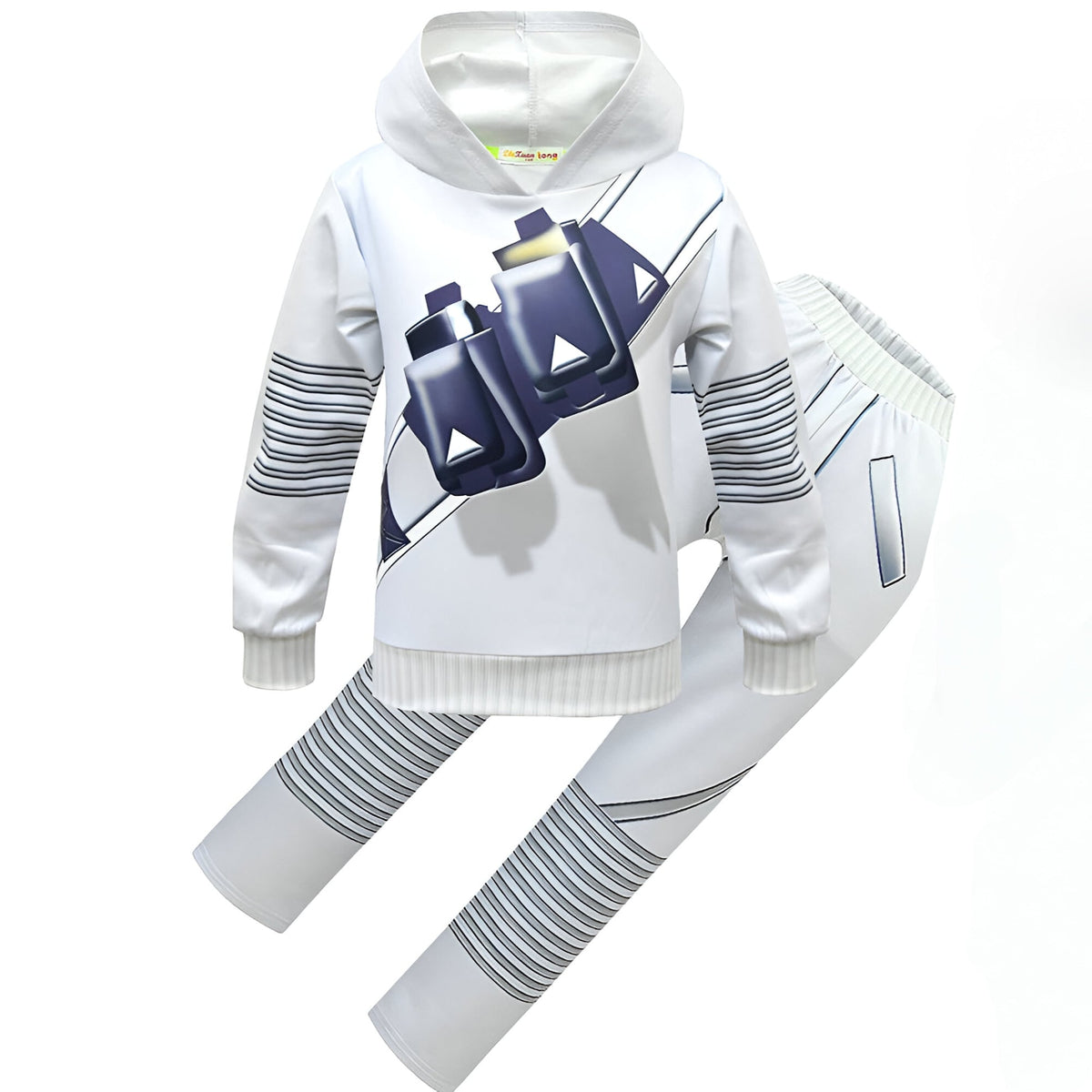 Dj Costume with LED Mask and Light-Up Chest Graphic for Kids''' Disc Jockey - Image 6