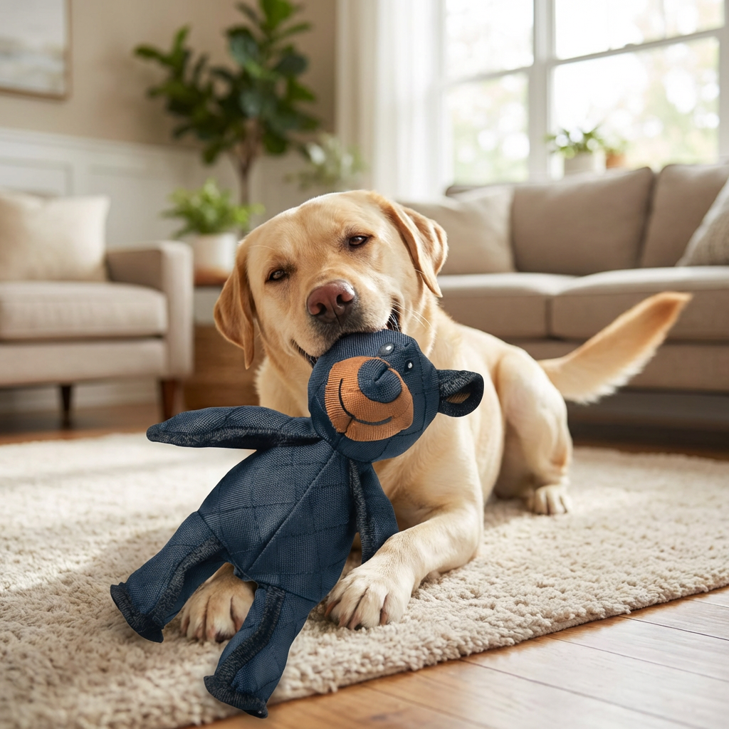 Dog Chew Toys Really Tough and Durable with Reinforced Seams for Aggressive Chewers Puzzle - Image 3