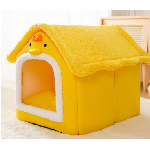 Dog House Bed and Cave with Removable Cushion Enclosed Indoor with Plush Sherpa Fleece Human - Image 31